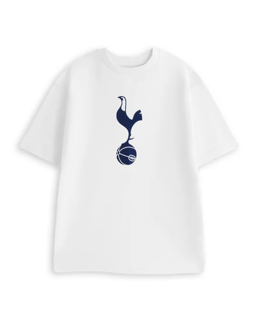 Vanilla Underground Tottenham Hotspur Logo White Short Sleeve Long Leg Pyjama Set - XXL Image 3