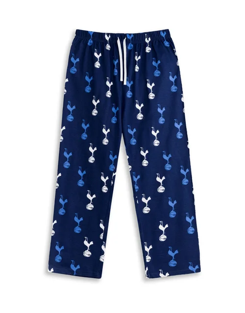 Vanilla Underground Tottenham Hotspur Logo White Short Sleeve Long Leg Pyjama Set - XXL Image 4