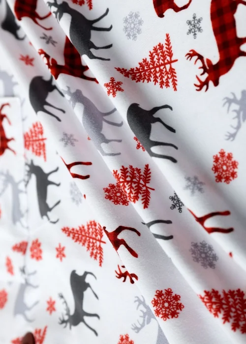 My Christmas Pyjamas White Christmas Kisses Baby's One-Piece Matching Pyjama Sleepsuit (0m-18m) - 6-9 months Image 3
