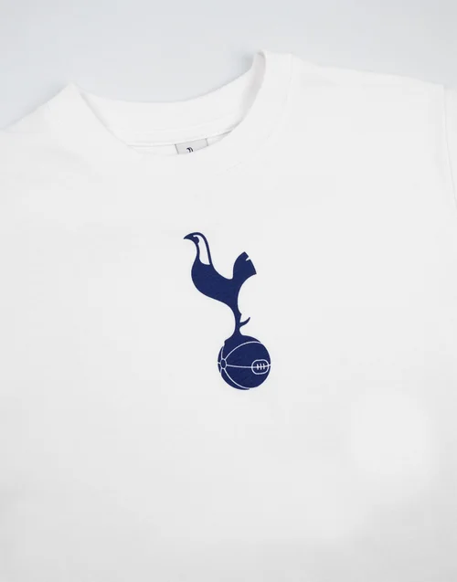 Vanilla Underground Tottenham Hotspur Logo Kids Short Sleeve Long Leg Pyjama Set (18mnths - 14 yrs) - Age 7-8 Years Image 5