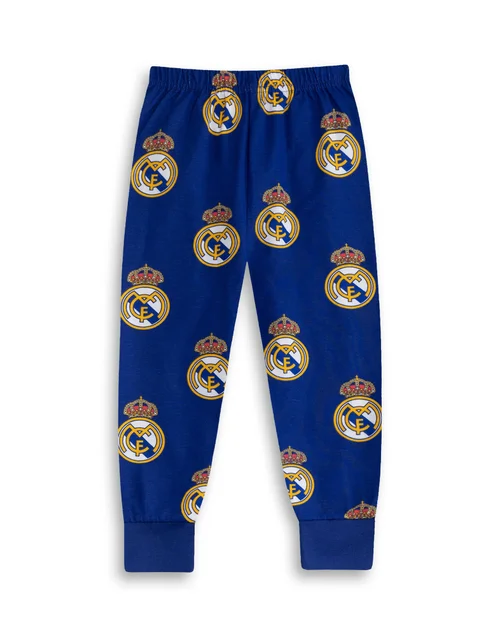 Vanilla Underground Real Madrid Logo Kids Short Sleeve Long Leg Pyjama Set (18mnths - 14 yrs) - Age 2-3 Years Image 4