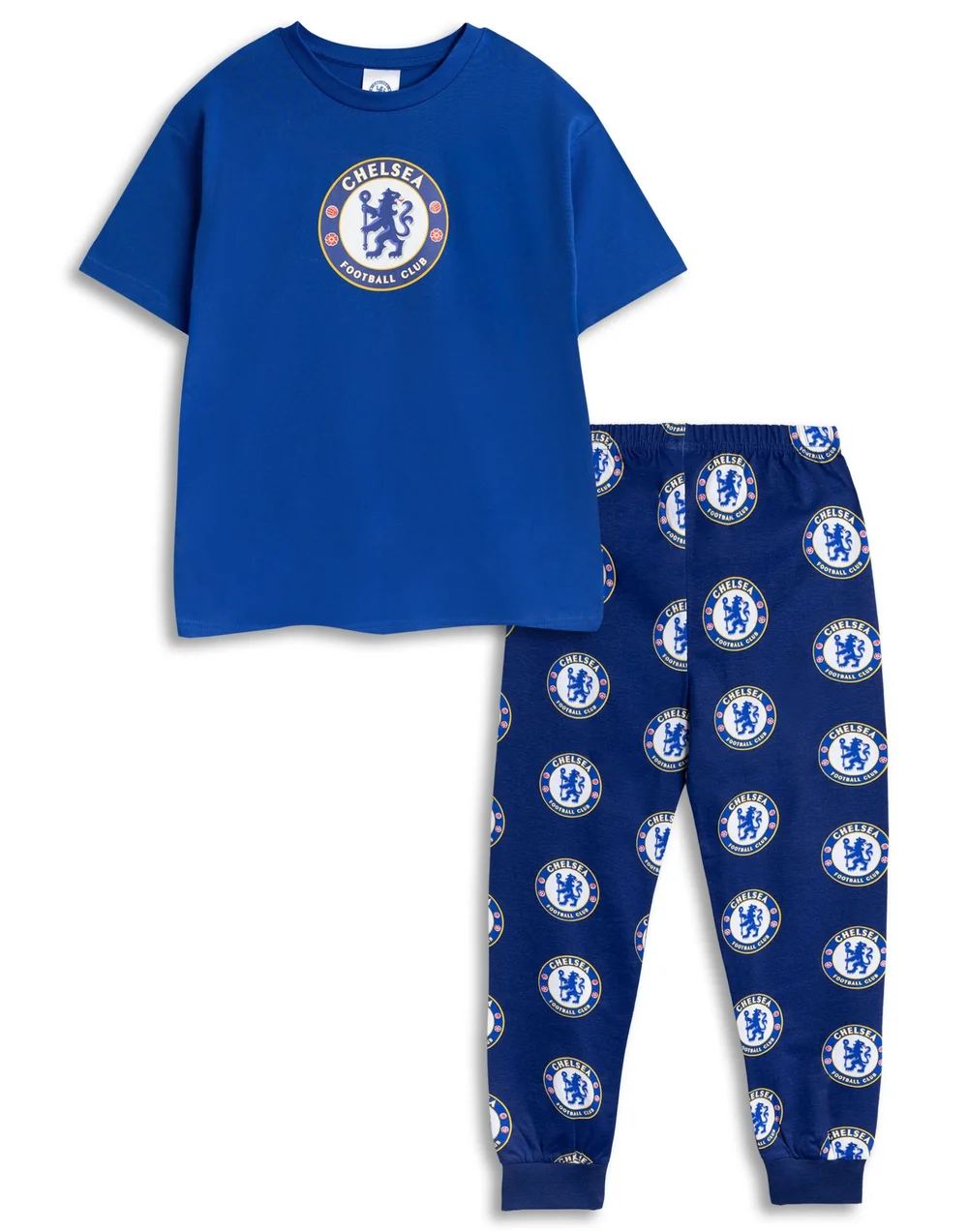 Vanilla Underground Chelsea Logo Kids Short Sleeve Long Leg Pyjama Set (18mnths - 14 yrs) - Age 2-3 Years Image 1