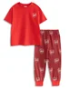 Vanilla Underground Arsenal Logo Red Kids Short Sleeve Long Leg Pyjama Set (18mnths - 14 yrs) - Age 2-3 Years Image 1