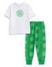 Vanilla Underground Celtic Logo Kids Green Short Sleeve Long Leg Pyjama Set (18mnths - 14 yrs) - Age 7-8 Years Image 1