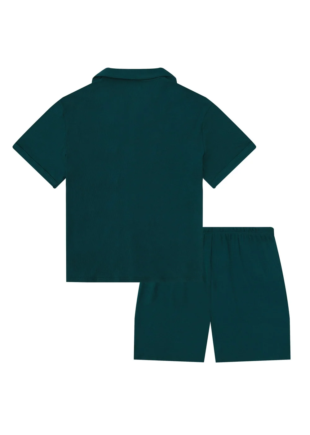 Pyjamily Emerald Green Midnight Jewel Men's Two-Piece Short Matching Pyjama Set - M Image 2