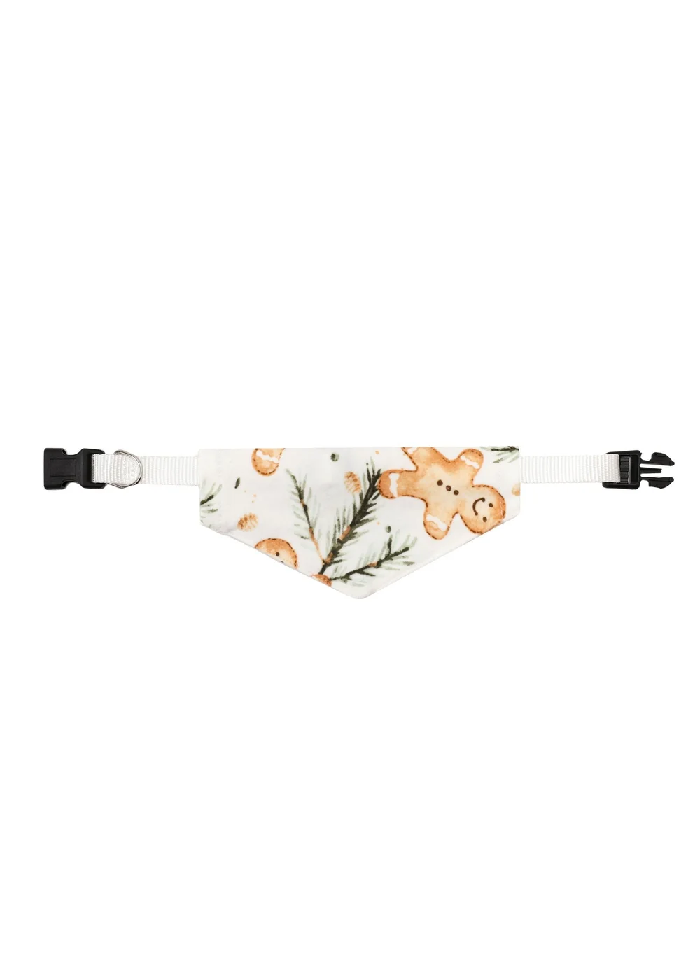 My Christmas Pyjamas White Gumdrop Buttons Pet Matching Bandana - S Image 1