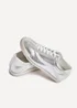 Linzi Flash Silver Retro Style Trainers - Size 4 Image 5