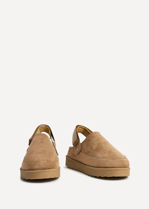 Linzi Teddy Chestnut Slip-On Slingback Clog - Size 4 Image 3