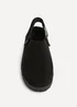 Linzi Teddy Black Slip-On Slingback Clog - Size 5 Image 4