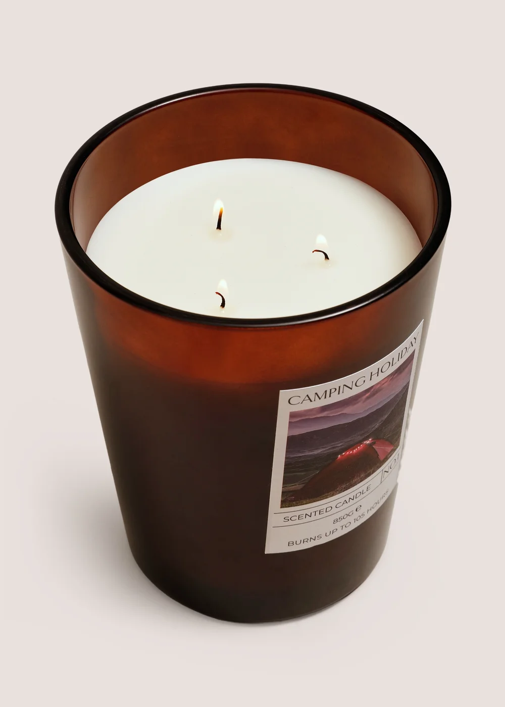 Camping Holiday Large Candle Image 2