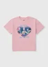 K-Pop Demon Hunters Girls Pink Heart Huntrix T-Shirt (6-13yrs) - Age 7 - 8 Years Image 1