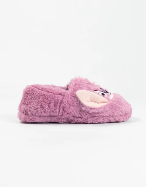 Vanilla Underground Disney Lilo & Stitch Kids Pink Loafer Slippers (Older 12-5) - Size 4 Infants Footwear Image 4