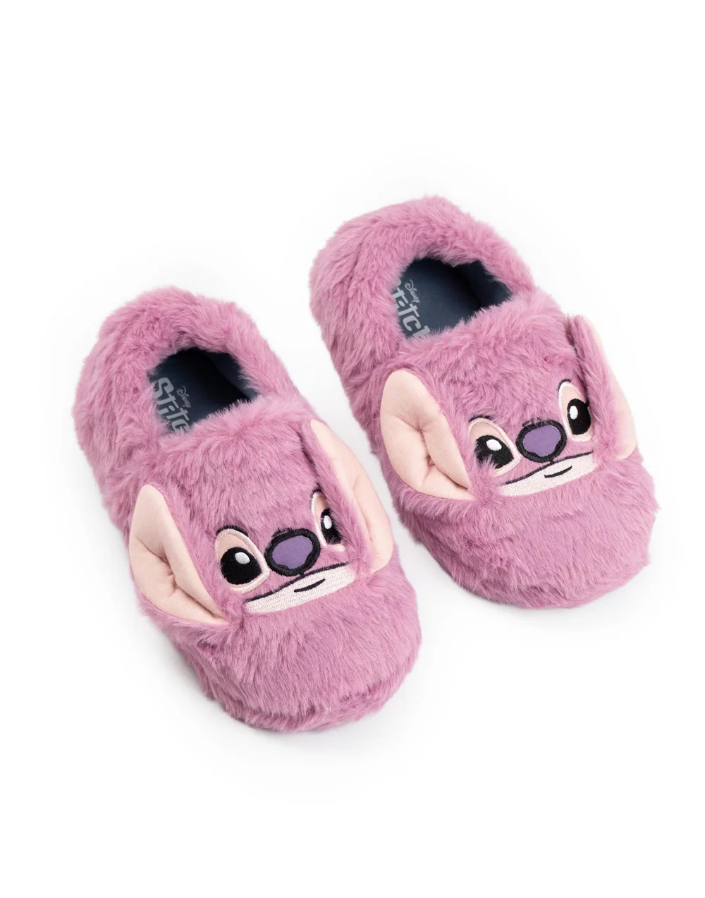 Vanilla Underground Disney Lilo & Stitch Kids Pink Loafer Slippers (Older 12-5) - Size 4 Infants Footwear Image 1