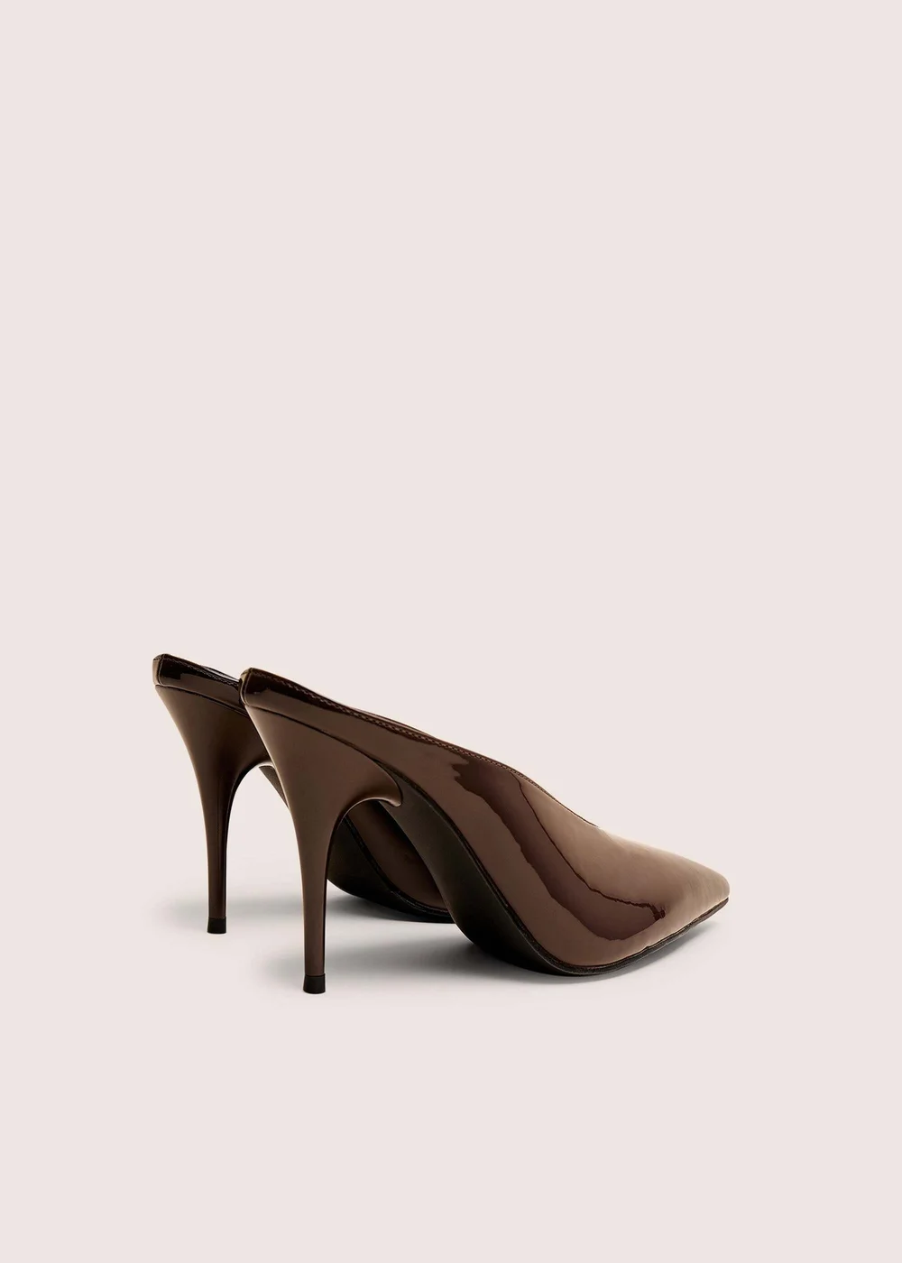 Public Desire Elixr Chocolate Patent Court High Heels - 3 Image 3