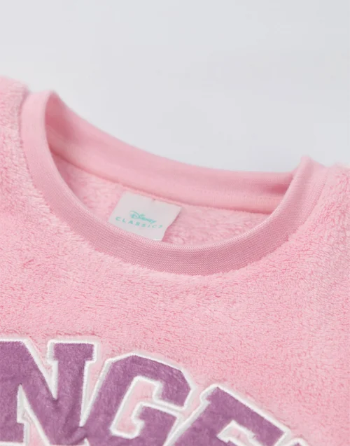 Vanilla Underground Disney Lilo & Stitch Kids Pink Pyjamas (5-14yrs) - Age 7-8 Years Image 3