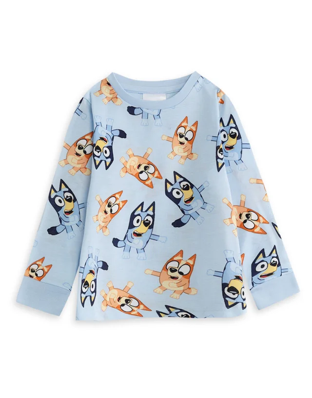 Vanilla Underground Bluey Kids Blue Pyjamas & Jumper (18mnths-7yrs)