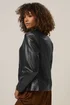 M&Co Black Faux Leather Jacket - 12 Image 3