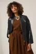 M&Co Black Faux Leather Jacket - 12 Image 1