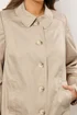 Evans Curve Natural Brown Trench Coat - 26-28 Image 4