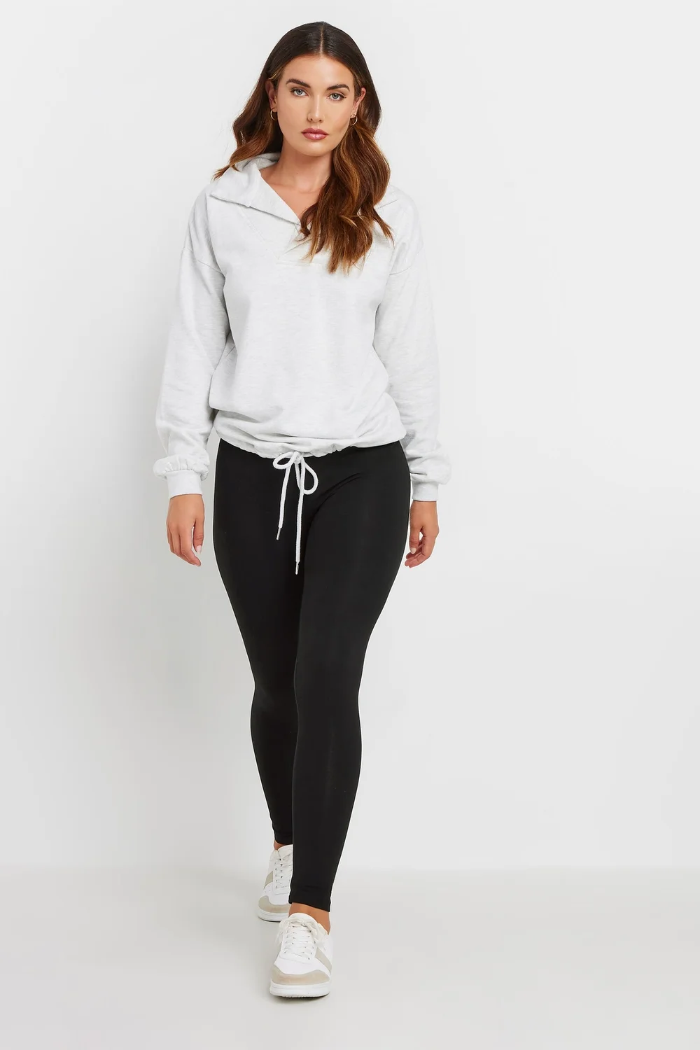 Long Tall Sally 2 Pack Black Stretch Cotton Leggings - 14/L34 Image 2