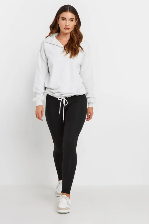 Long Tall Sally 2 Pack Black Stretch Cotton Leggings - 14/L34 Image 2