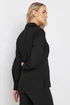 Long Tall Sally Black Fitted Cotton Shirt - Size 18 Image 3