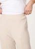 Blue Vanilla Beige Knitted Wide Leg Trousers - Medium/Large Image 3