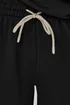 Long Tall Sally Black Pipe Detail Wide Leg Joggers - Size 18, Leg 36 Image 5