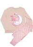 Ada & Ted Peppa Pig Little Girl Girls Pink Graphic Pyjamas (3-8 Years) - Age 6-7 Years Image 1