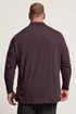 BadRhino Burgundy Red Long Sleeve Core Polo Shirt - Large Image 3