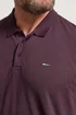BadRhino Burgundy Red Long Sleeve Core Polo Shirt - Large Image 4