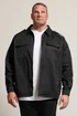 BadRhino Black Military Zip Through Overshirt - XL Image 2