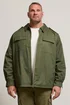 BadRhino Khaki Green Military Zip Through Overshirt - 5/6 XL Image 2