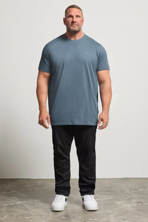 BadRhino 5 Pack Black/Green/White/Brown/Blue Extra Long T-Shirts - XXL Image 3