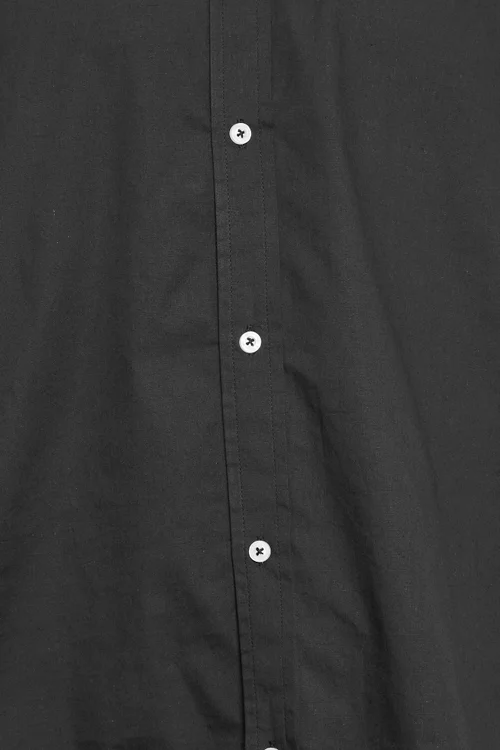 BadRhino Black Poplin Short Sleeve Shirt - 4XL Image 5