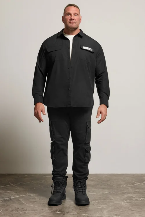 BadRhino Black Military Ripstop Shirt - Extra Large Image 4