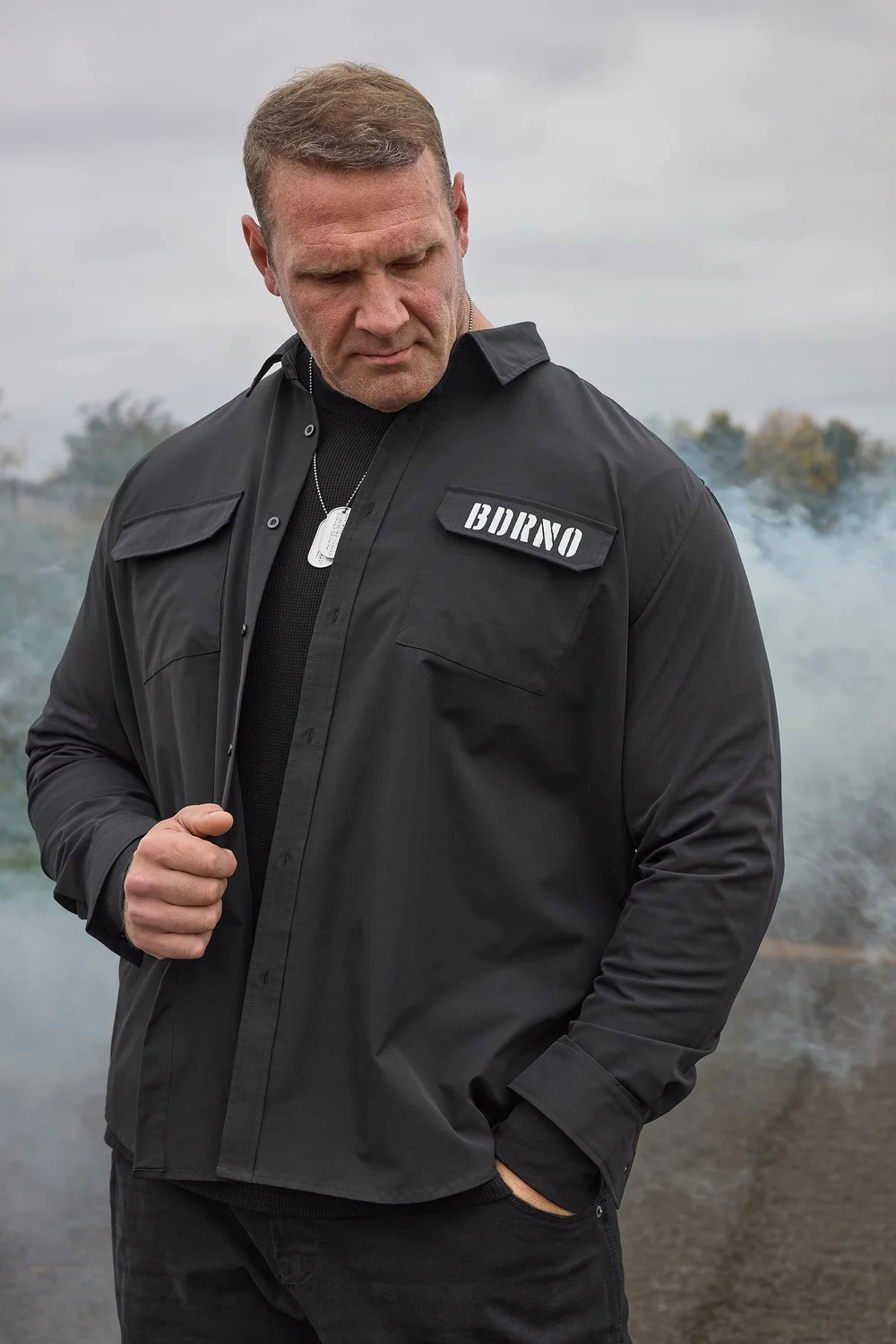 BadRhino Black Military Ripstop Shirt - Extra Large Image 1