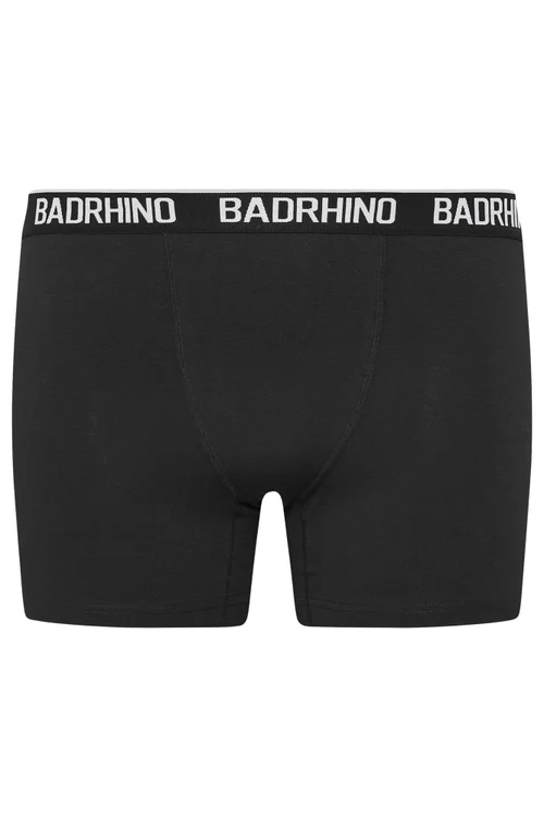 BadRhino 5 Pack Navy Blue/Grey/Green/Burnt Red/Black Boxers - 7-8XL Image 3