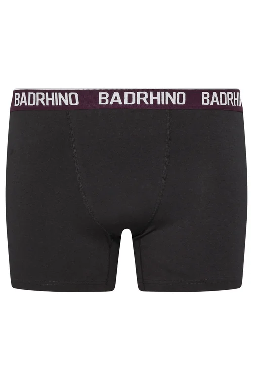 BadRhino 5 Pack Blue/Yellow/Brown/Purple/Black Band Boxers - 7-8XL Image 3