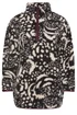 Yours Curve Black Animal Print Borg Fleece - 16 Image 5