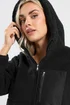 Yours Curve Black Pocket Teddy Fleece Jacket - 22-24 Image 4