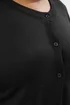 Yours Curve Black Button Through Cardigan - Size 22-24 Image 4