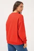 Yours Curve Red Embroidered 'Marseille France' Sweatshirt - Size 30-32 Image 4