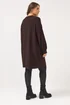 Yours Curve Chocolate Brown Sweatshirt Dress - 26-28 Image 3