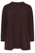 Yours Curve Chocolate Brown Soft Touch Jumper - Size 18 Image 5