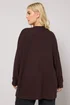 Yours Curve Chocolate Brown Soft Touch Jumper - Size 18 Image 3