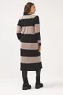 Yours Curve Black Rugby Collar Knitted Jumper Dress - 14-16 Image 3
