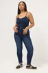 Yours 3 Pack Curve Black & Navy Blue Cami Tops - Size 18 Image 4