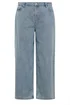 Yours Curve Blue Palazzo Leg Jeans - Size 26 Image 5