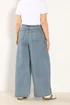 Yours Curve Blue Palazzo Leg Jeans - Size 26 Image 3